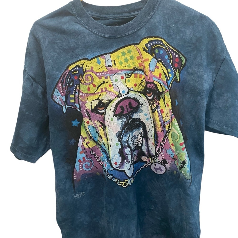 The Mountain Dean Russo Bull Dog Abstract T shirt